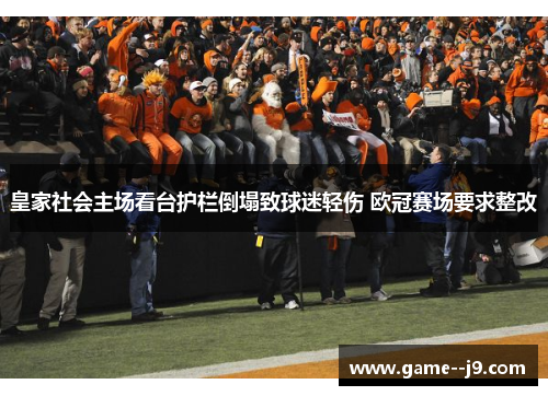 皇家社会主场看台护栏倒塌致球迷轻伤 欧冠赛场要求整改